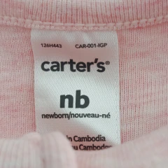 SAQUITO - CARTER'S - TALLE RN - ROSA MOTIVO CORAZÓN en internet