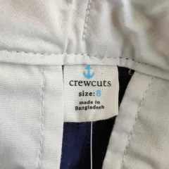 BERMUDA GABARDINA - CREWCUTS - TALLE 8 AÑOS - AZUL - PilchaGo