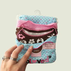 BODY - CARTER´S - TALLE 0 A 3 MESES - SET X3 UNIDADES MOTIVOS VARIOS MANGA CORTA - PilchaGo