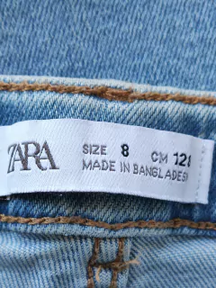 PANTALÓN JEAN - ZARA - TALLE 8 AÑOS - AZUL en internet