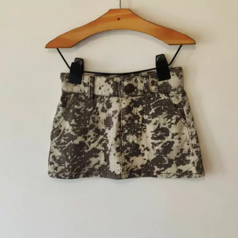 POLLERA - LITTLE AKIABARA - TALLE 2 AÑOS - JEAN BATIK GRIS