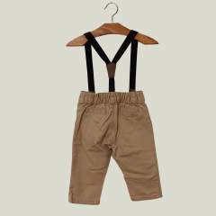 PANTALÓN - CARTER'S - TALLE 6 MESES - CON TIRADORES CAMEL - comprar online