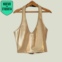 TOP - AKIRA - TALLE S - DORADO - comprar online