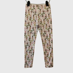 CONJUNTO - BROER - TALLE 4 A 5 AÑOS - SET X2 PIEZAS (REMERA ML Y LEGGING FLOREADA) - tienda online