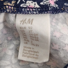 ENTERITO - H&M - TALLE 12 MESES - AZUL FLOREADO en internet