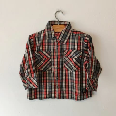CAMISA - GRISINO - TALLE 12 A 18 MESES - A CUADROS ROJO - comprar online