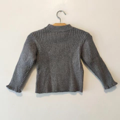 SWEATER - ZARA - TALLE 9 A 12 MESES - GRIS en internet