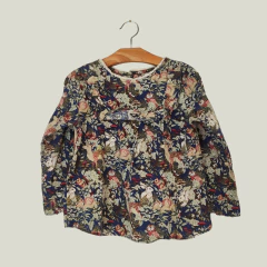 BLUSA - PIOPPA - TALLE 2 AÑOS - AZUL MOTIVO ANIMALES - comprar online