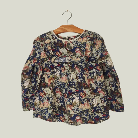 BLUSA - PIOPPA - TALLE 2 AÑOS - AZUL MOTIVO ANIMALES - comprar online