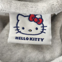 ENTERITO - SANRIO - TALLE 18 A 24 MESES - PLUSH GRIS MOTIVO HELLO KITTY - PilchaGo