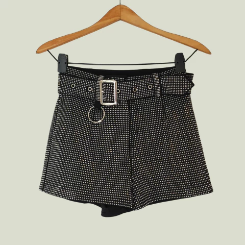 SHORT - AKIRA - TALLE S - NEGRO CON PIEDRITAS - comprar online