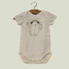 BODY - GRISINO - TALLE 0 A 1 MES - BLANCO MOTIVO GATO - comprar online