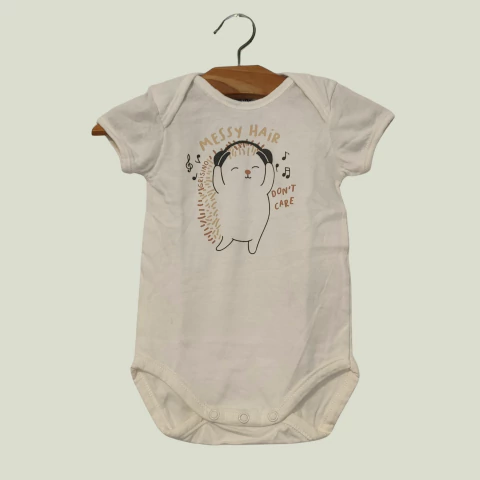 BODY - GRISINO - TALLE 0 A 1 MES - BLANCO MOTIVO GATO - comprar online