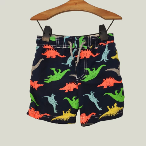 MALLA - TALLE 2 AÑOS - AZUL Y VERDE MOTIVO DINOSAURIOS - comprar online