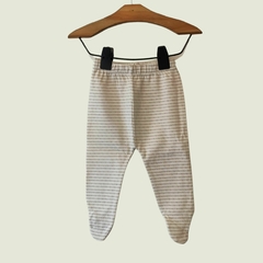 CONJUNTO - MIMO - TALLE 1 A 3 MESES - SET X2 PIEZAS (SAQUITO Y RANITA) A RAYAS BEIGE - comprar online