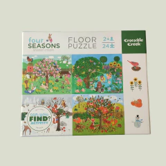 ROMPECABEZAS - CROCODILE CREEK - 24 PIEZAS MOTIVO LAS 4 ESTACIONES - comprar online