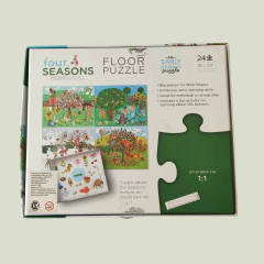 ROMPECABEZAS - CROCODILE CREEK - 24 PIEZAS MOTIVO LAS 4 ESTACIONES - PilchaGo