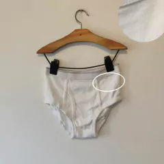 CALZONCILLO - PLACE - TALLE 7 A 8 AÑOS - SET X3 UNIDADES BLANCO - PilchaGo