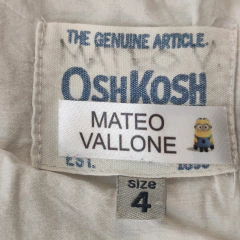 CAMPERA LIVIANA - OSHKOSH - TALLE 4 AÑOS - CAMUFLADO VERDE - tienda online