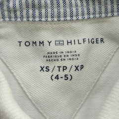 CHOMBA - TOMMY HILFIGER - TALLE 4 A 5 AÑOS - PIQUÉ BLANCO - PilchaGo