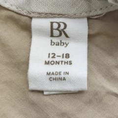 CONJUNTO - BR BABY - TALLE 12 A 18 MESES - SET X2 (MUSCULOSA CON BOMBACHUDO) CEBRA MARRÓN Y BEIGE - tienda online