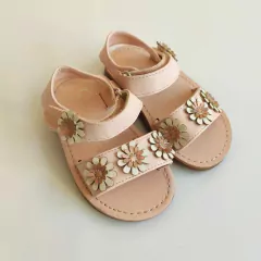 SANDALIAS - JESSICA SIMPSON - TALLE AR 17 - ROSA MOTIVO FLORES