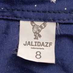 CAMISA - JALIDAZF - TALLE 8 AÑOS - AZUL MOTIVO ARAÑAS en internet