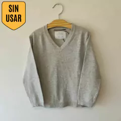SWEATER - ZARA - TALLE 6 AÑOS - TEJIDO GRIS