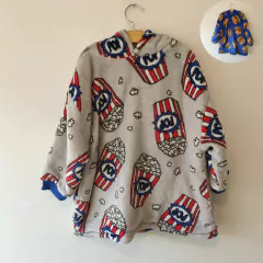 BUZO - PRIMARK - TALLE 4 A 5 AÑOS - REVERSIBLE PLUSH MOTIVO COMIDAS
