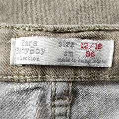 PANTALÓN - ZARA - TALLE 12 A 18 MESES - MARRÓN - PilchaGo