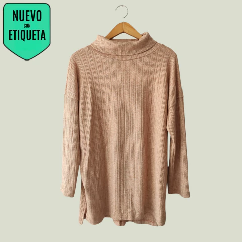 POLERA - TULLE - TALLE 42 - MARRÓN - comprar online