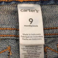 PANTALÓN JEAN - CARTER'S - TALLE 9 MESES - AZUL - PilchaGo