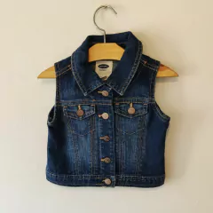 CHALECO - OLD NAVY - TALLE 2 AÑOS - JEAN AZUL