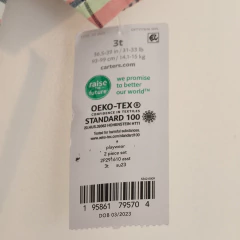 CAMISA - CARTER'S - TALLE 3 AÑOS - A CUADROS SALMÓN Y AZUL - tienda online