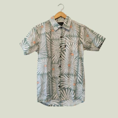 CAMISA - RIP CURL - TALLE 14 AÑOS - VERDE MOTIVO FLORES - comprar online
