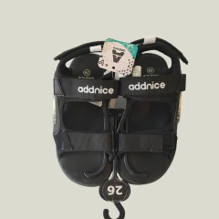 SANDALIAS - ADDNICE - TALLE AR 26 - NEGRO CON LUCES - tienda online