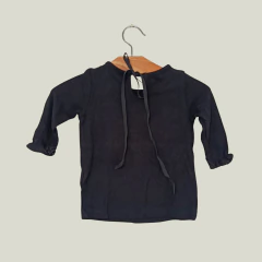 REMERA - LITTLE AKIABARA - TALLE 3 MESES - NEGRO - comprar online