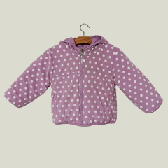 CAMPERA - COLUMBIA - TALLE 2 AÑOS - REVERSIBLE VIOLETA - PilchaGo