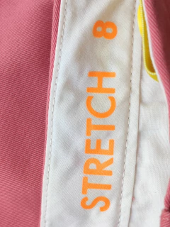 PANTALÓN - CREWCUTS - TALLE 8 AÑOS - GABARDINA SALMÓN - tienda online