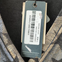 SAQUITO - KOSIUKO - TALLE M - NEGRO Y DORADO MOTIVO ESTRELLAS