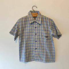 CAMISA - LITTLE HARRY - TALLE 3 AÑOS - A CUADROS AZUL Y BLANCO - comprar online