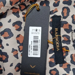 VESTIDO - RAPSODIA - TALLE 40 - ANIMAL PRINT MARRÓN - PilchaGo