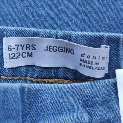JEGGING - PRIMARK - TALLE 6 A 7 AÑOS - AZUL - tienda online