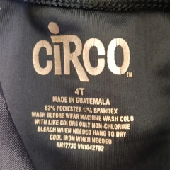 REMERA DE AGUA - CIRCO - TALLE 4 AÑOS - NEGRO en internet