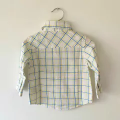 CAMISA - OLD NAVY - TALLE 6 A 12 MESES - CUADROS BLANCA Y AMARILLA - comprar online