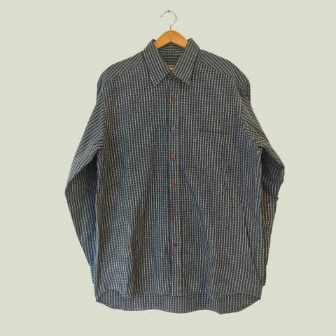 CAMISA - UFO BASICS - TALLE L - A CUADROS VERDE - comprar online