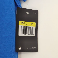 REMERA - NIKE - TALLE 8 A 10 AÑOS - CELESTE CON LEYENDA JUST THAT GOOD - tienda online