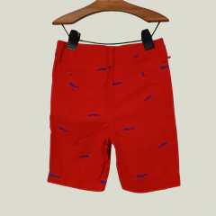 BERMUDA - OSHKOSH - TALLE 4 AÑOS - ROJO MOTIVO PECES - comprar online