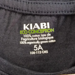REMERA - KIABI - TALLE 5 AÑOS - AZUL - tienda online