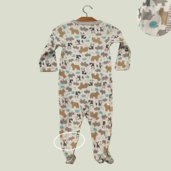 OSITO - CARTER'S - TALLE 6 MESES - BLANCO MOTIVO ANIMALES - tienda online